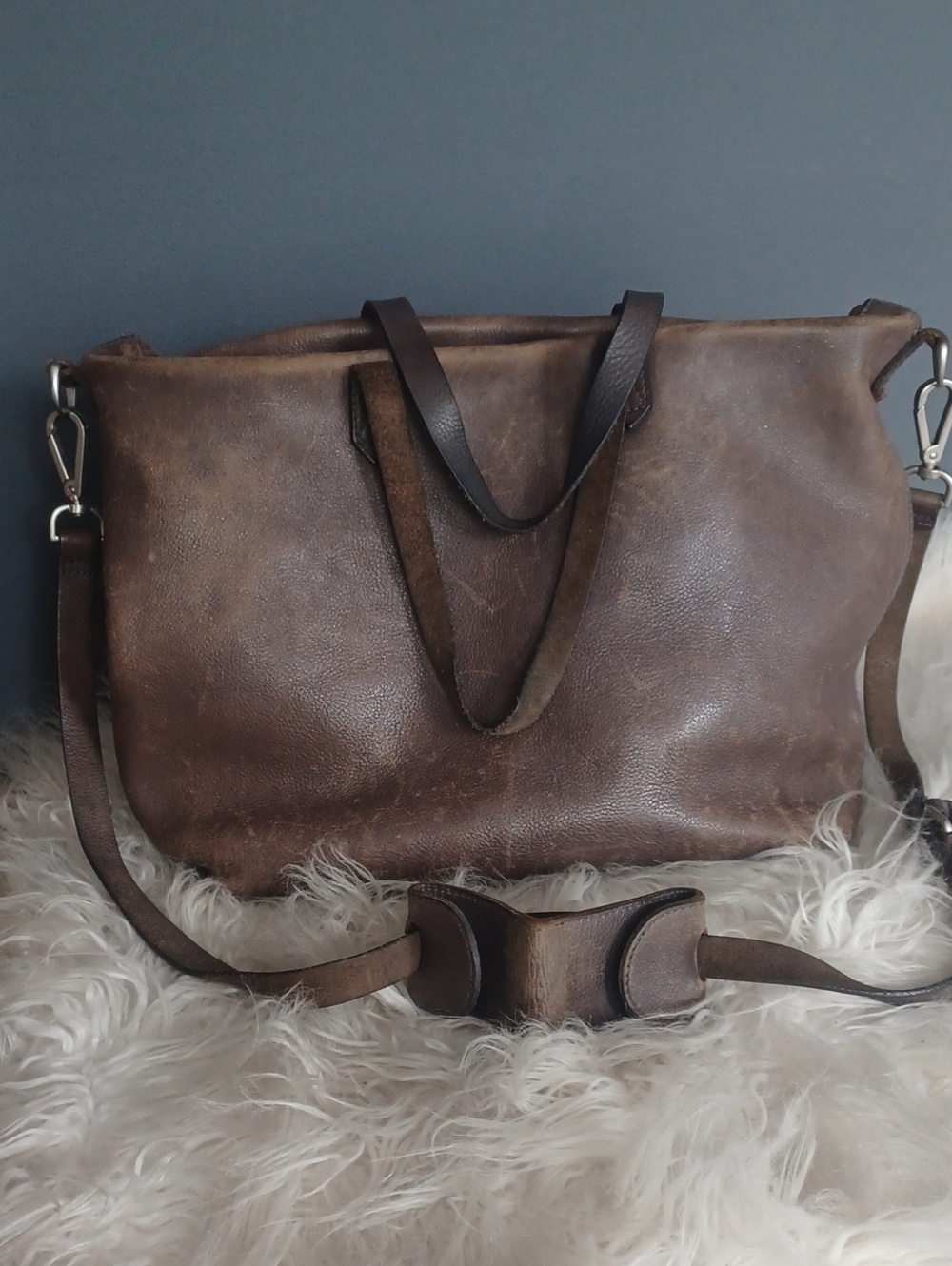 Madewell Distressed Leather Bag
